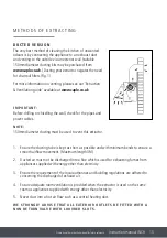 Предварительный просмотр 15 страницы Caple INCH Instruction Manual