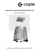 Caple Mi360 Instruction Manual preview