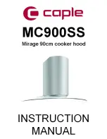 Caple Mirage MC900SS Instruction Manual preview