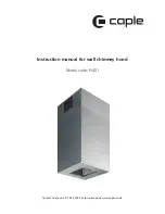 Caple Pi401 Instruction Manual preview