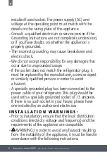 Preview for 6 page of Caple RBF5 Instruction Manual