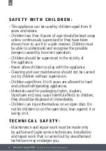 Preview for 4 page of Caple RBL5 Instruction Manual