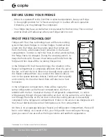 Preview for 10 page of Caple RFF730 Instruction Manual