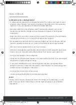 Preview for 17 page of Caple RI7305 Instruction Manual