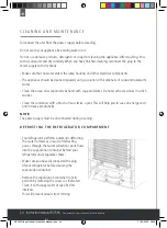 Preview for 24 page of Caple RI7305 Instruction Manual