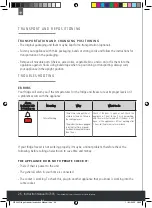 Preview for 26 page of Caple RI7305 Instruction Manual