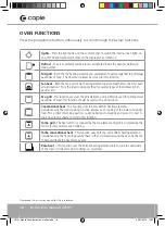 Preview for 18 page of Caple Sense C2101 Instruction Manual