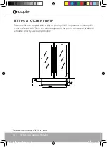 Предварительный просмотр 14 страницы Caple Sense Wi6233 Instruction Manual