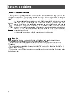 Preview for 6 page of Caple SO108 Instruction Manual