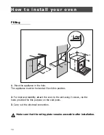 Preview for 10 page of Caple SO108 Instruction Manual