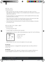 Preview for 24 page of Caple SO110 Instruction Manual