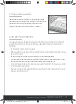 Preview for 25 page of Caple SO110 Instruction Manual