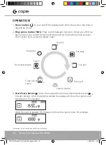 Preview for 18 page of Caple SO110GM Instruction Manual