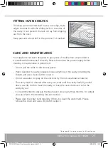 Preview for 25 page of Caple SO110GM Instruction Manual