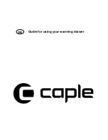 Preview for 1 page of Caple SWMD1352SS Manual For Using