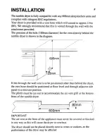 Предварительный просмотр 3 страницы Caple TDi100 Instruction Manual