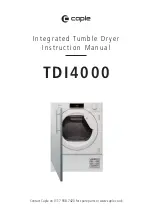 Caple TDI4000 Instruction Manual preview