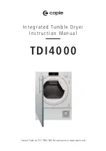 Предварительный просмотр 1 страницы Caple TDI4000 Instruction Manual