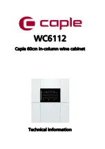 Caple WC6112 Technical Information preview