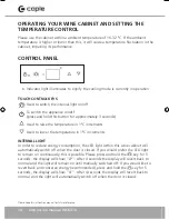 Preview for 10 page of Caple WC6410 Instruction Manual