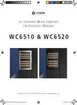 Preview for 1 page of Caple WC6510 Instruction Manual