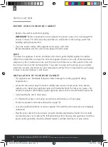 Preview for 8 page of Caple WC6510 Instruction Manual