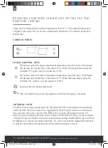 Preview for 10 page of Caple WC6510 Instruction Manual