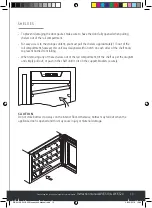 Preview for 13 page of Caple WC6510 Instruction Manual