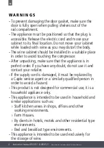 Preview for 4 page of Caple WC6511 Instruction Manual