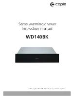 Caple WD140BK Instruction Manual preview