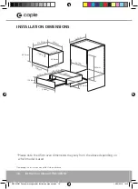 Preview for 16 page of Caple WD140GM Instruction Manual