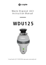 Caple WDU125 Instruction Manual предпросмотр