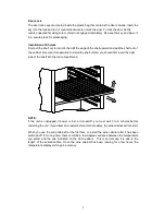 Preview for 5 page of Caple WF1102 Instructions For Use Manual