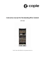 Caple WF1103 Instruction Manual preview