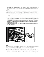 Preview for 5 page of Caple WF1103 Instruction Manual