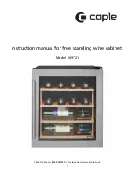 Preview for 1 page of Caple WF121 Instruction Manual