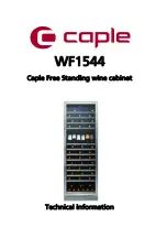 Caple WF1544 Technical Information preview