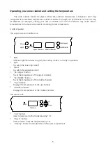 Предварительный просмотр 5 страницы Caple WF1548 Instruction Manual