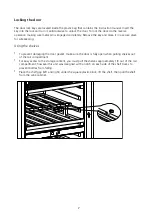 Предварительный просмотр 7 страницы Caple WF1548 Instruction Manual