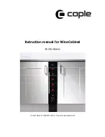 Предварительный просмотр 1 страницы Caple Wi151 Instruction Manual