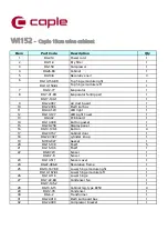 Preview for 3 page of Caple WI152 Technical Information