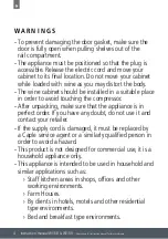 Preview for 4 page of Caple WI158 Instruction Manual