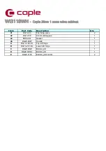 Preview for 4 page of Caple WI3118WH Technical Information