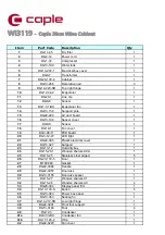 Preview for 3 page of Caple WI3119 Service Manual