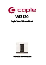 Caple WI3120 Technical Information preview