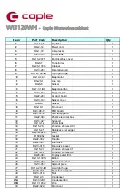 Preview for 3 page of Caple WI3120WH Technical Information