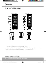 Preview for 16 page of Caple WI3122 Instruction Manual