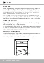 Preview for 12 page of Caple WI3123 Instruction Manual