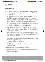 Preview for 4 page of Caple WI3124 Instruction Manual