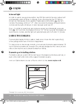 Preview for 12 page of Caple WI3124 Instruction Manual